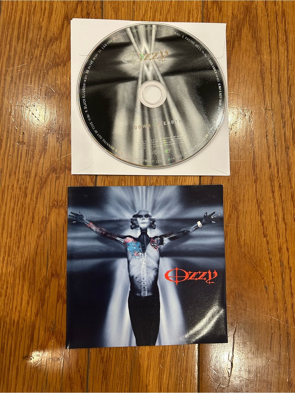 Ozzy Osbourne Down to Earth CD 2001 Epic Records Dreamer Black Sabbath CD Book